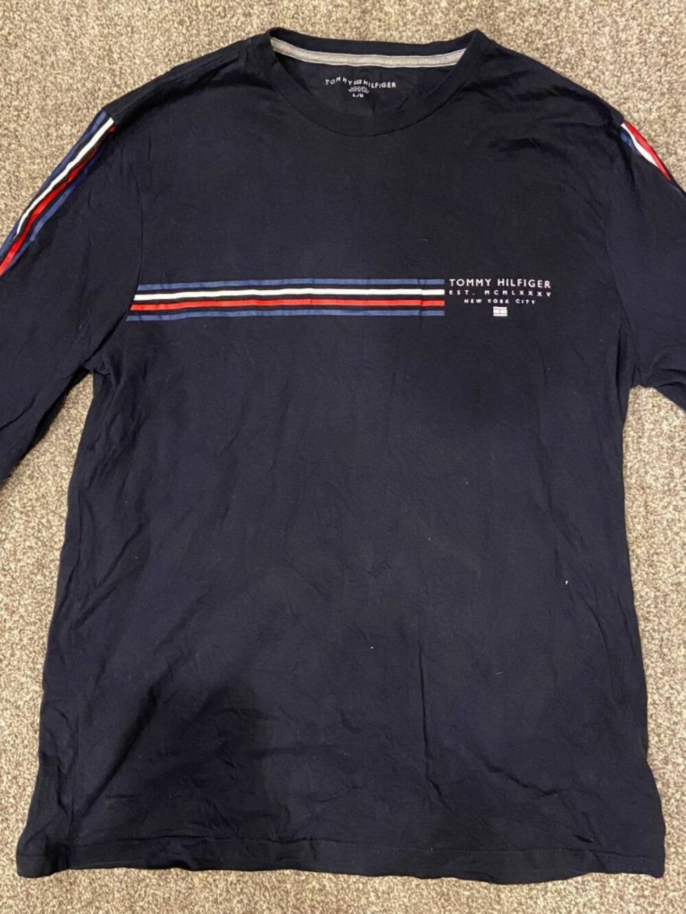 Tommy Hilfiger Long Sleeve Men's Large